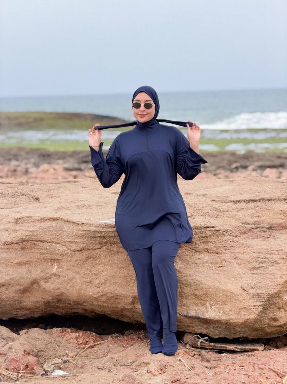 بوركيني طويل 4 قطع | Burkini Long 4 Pièces