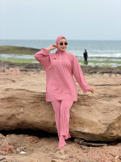 بوركيني طويل 4 قطع | Burkini Long 4 Pièces