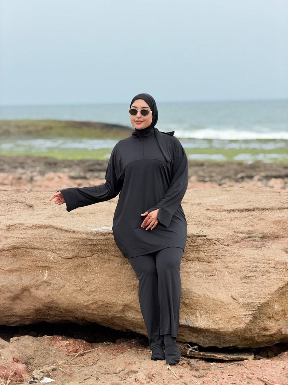 بوركيني طويل 4 قطع | Burkini Long 4 Pièces